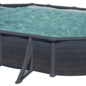 Stahlwandpool GRANADA, graphite