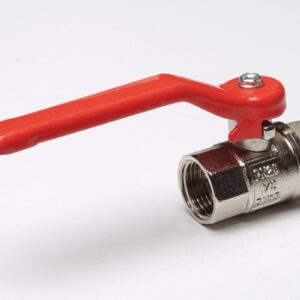 Kugelhahn mit Absperrhebel 1 1/4'' verchromt