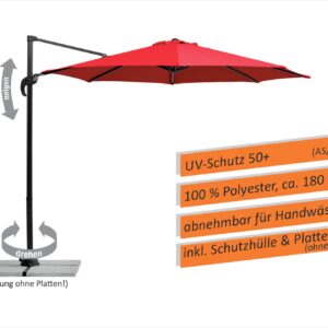 Ampelschirm Rhodos Junior