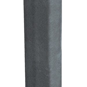 Rechteck Palisade, flach, anthrazit