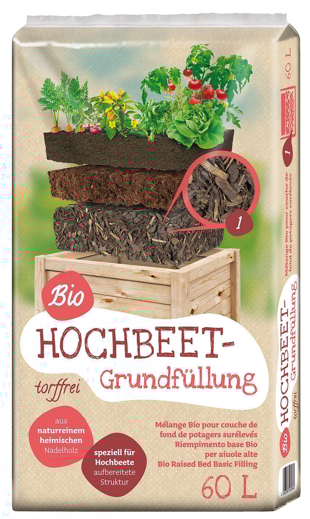 Hochbeet Grundfüllung 1x60L 1 Hochbeet Grundfüllung 1x60L