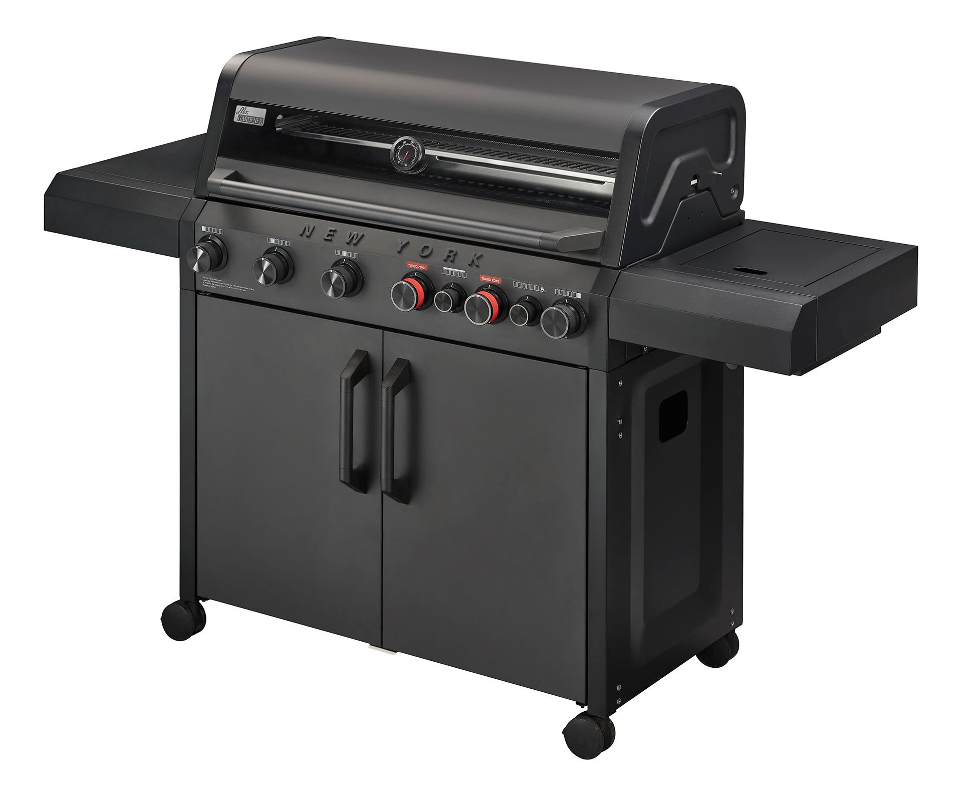 Gasgrill New York 6 Pro, 6 Brenner, matt graphit 1 Gasgrill New York 6 Pro, 6 Brenner, matt graphit