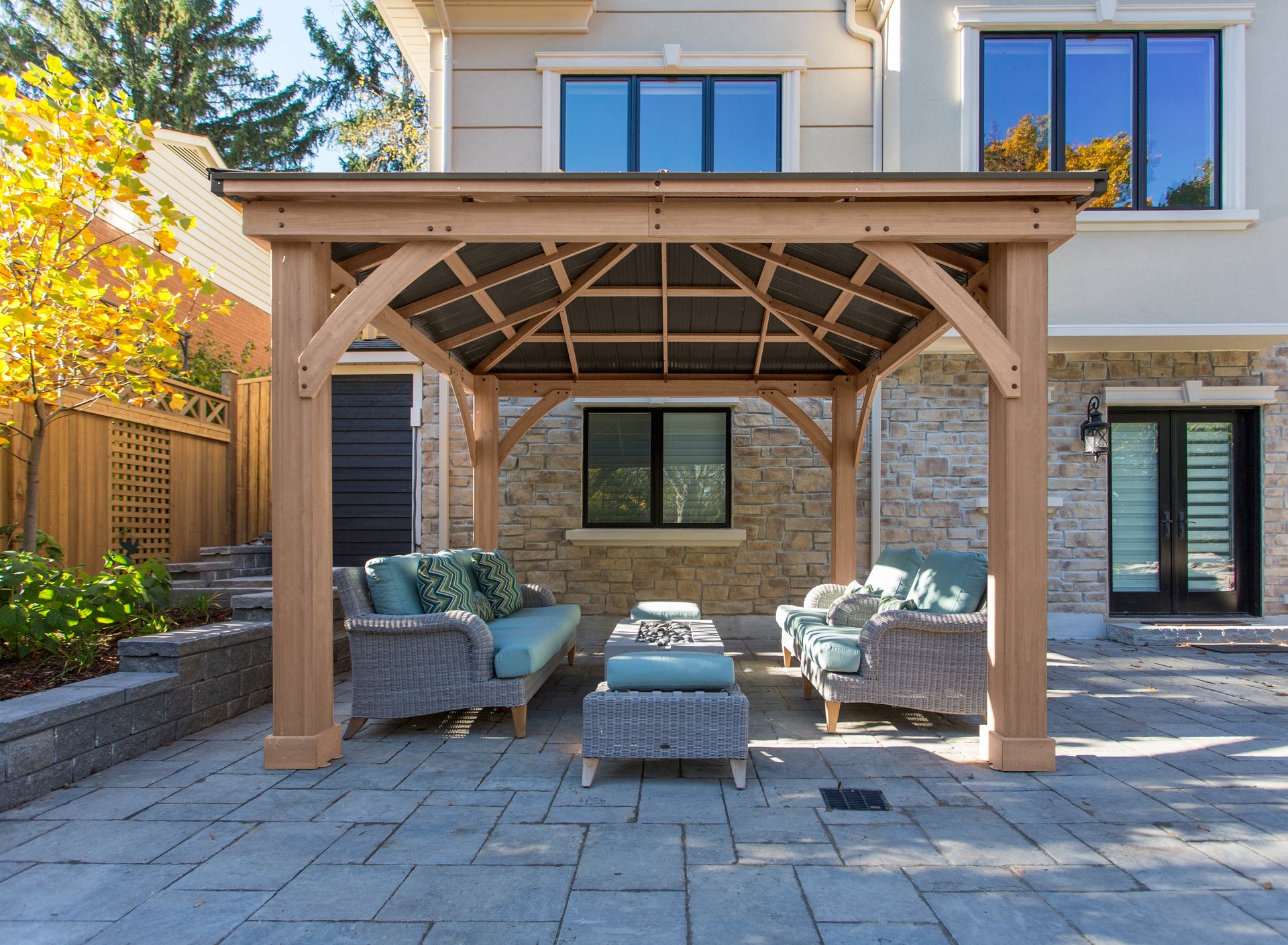 Holzpavillon Devon 1 Holzpavillon Devon