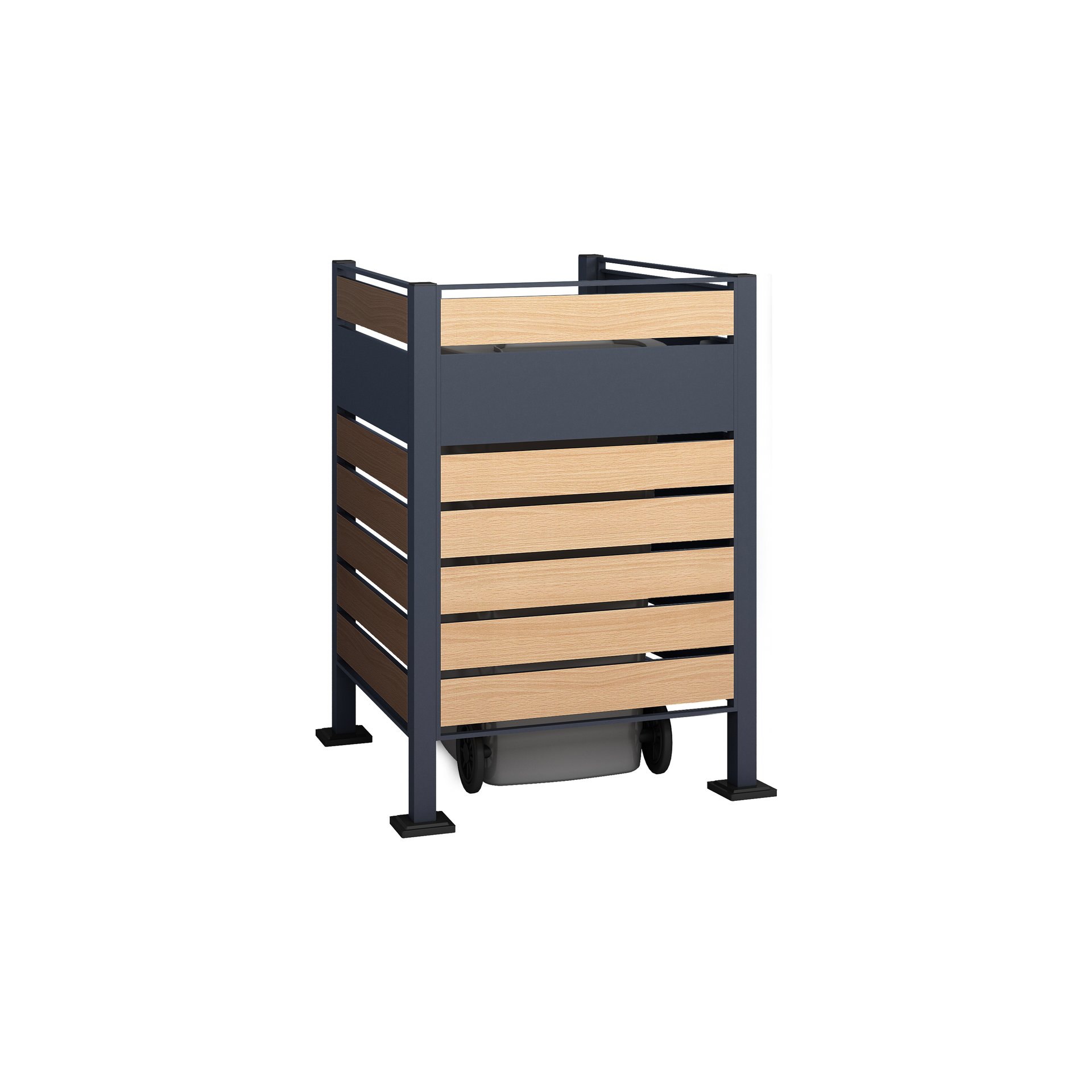 Mülltonnenverkleidung Planum 1 Mülltonnenverkleidung Planum