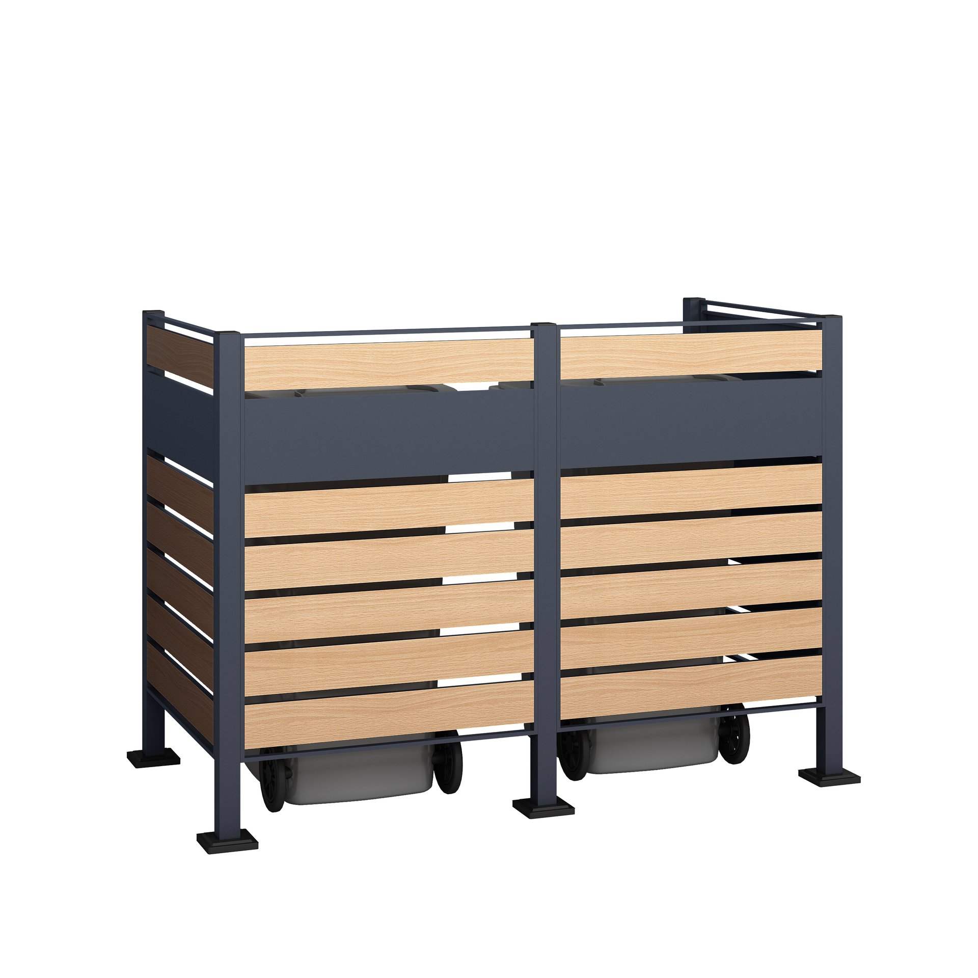 Mülltonnenverkleidung Planum 1 Mülltonnenverkleidung Planum