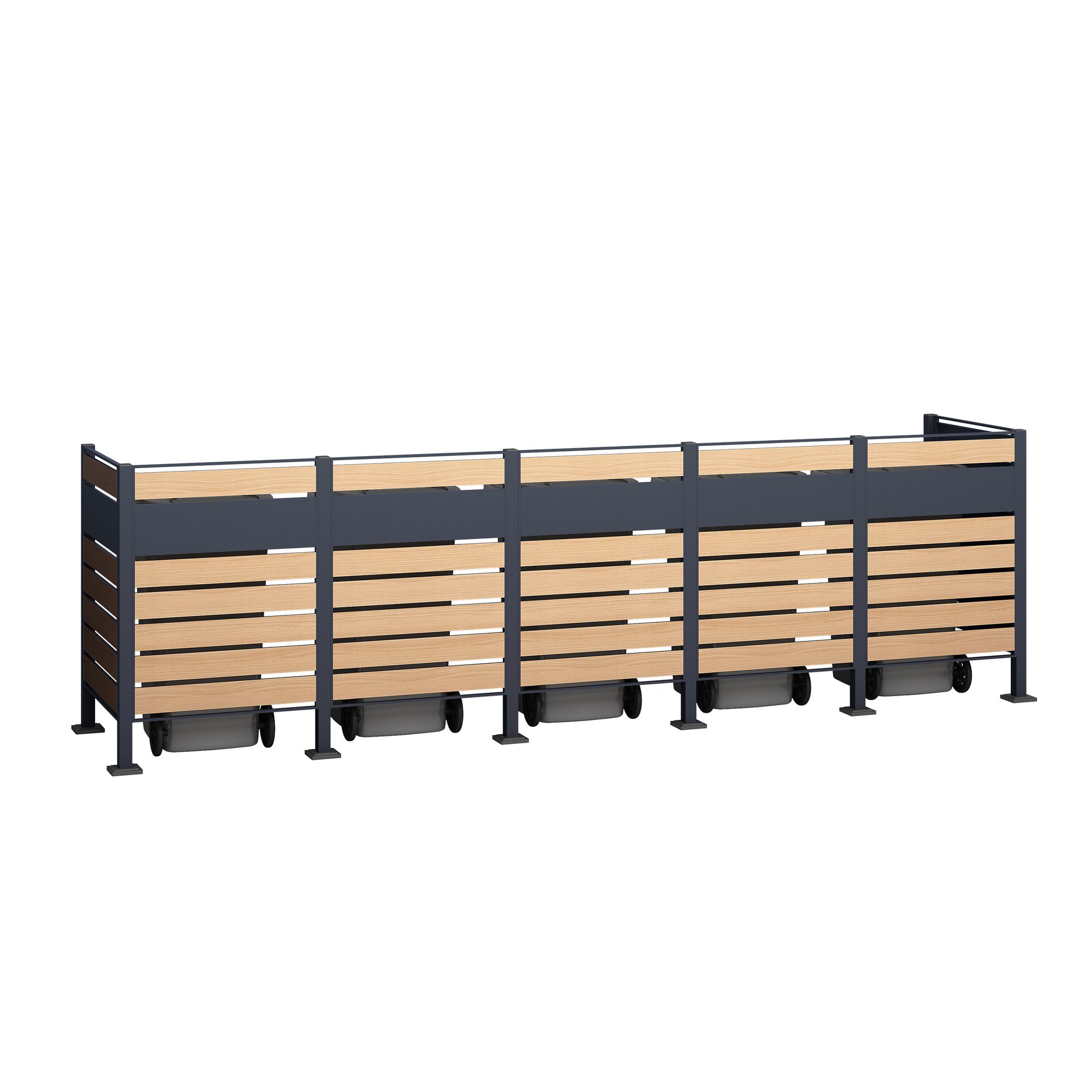 Mülltonnenverkleidung Planum 1 Mülltonnenverkleidung Planum