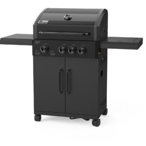 Gasgrill Minnesota 3, Seitenkocher, schwarz