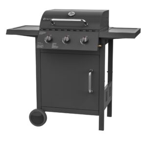 tepro Gasgrill Tulsa, 3 Brenner, schwarz