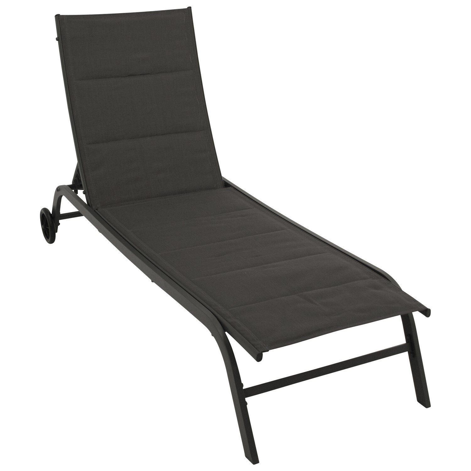 Rollenliege Stahl/Textilgewebe mit Polsterung, grau 1 Rollenliege Stahl/Textilgewebe mit Polsterung, grau