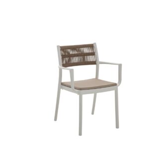 Stapelstuhl Kunstoff mit Rope