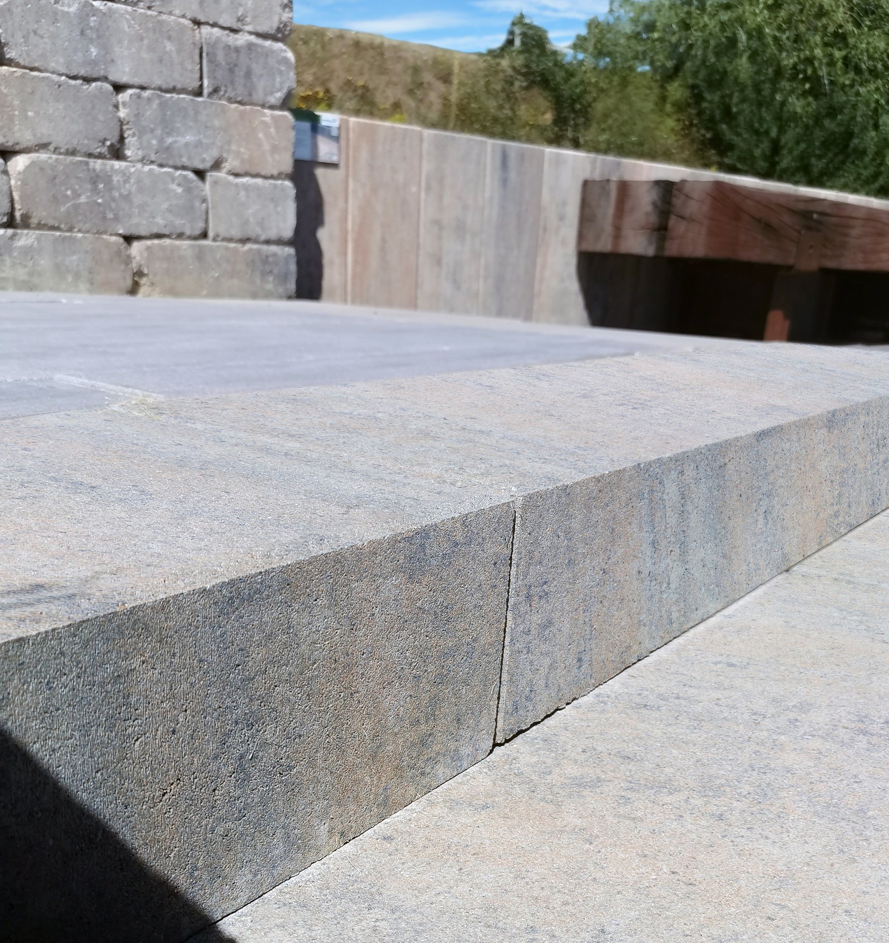 Blockstufe Luanda 100x35x15 cm 1 Blockstufe Luanda 100x35x15 cm