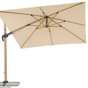 Ampelschirm Rhodos Twist Woody 300x300/8cm