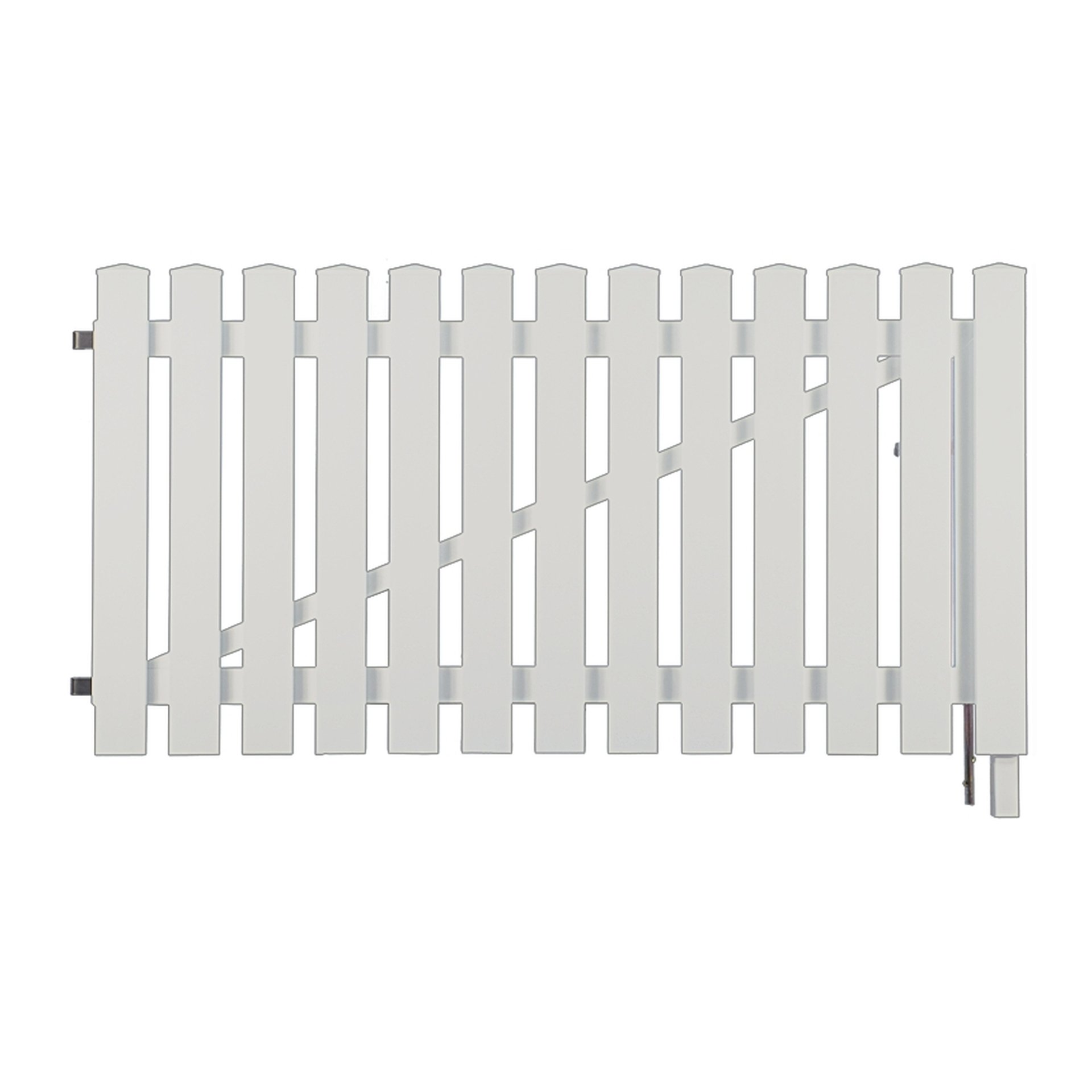 LIGHTLINE KS-Vorgartentor weiß 1 LIGHTLINE KS-Vorgartentor weiß