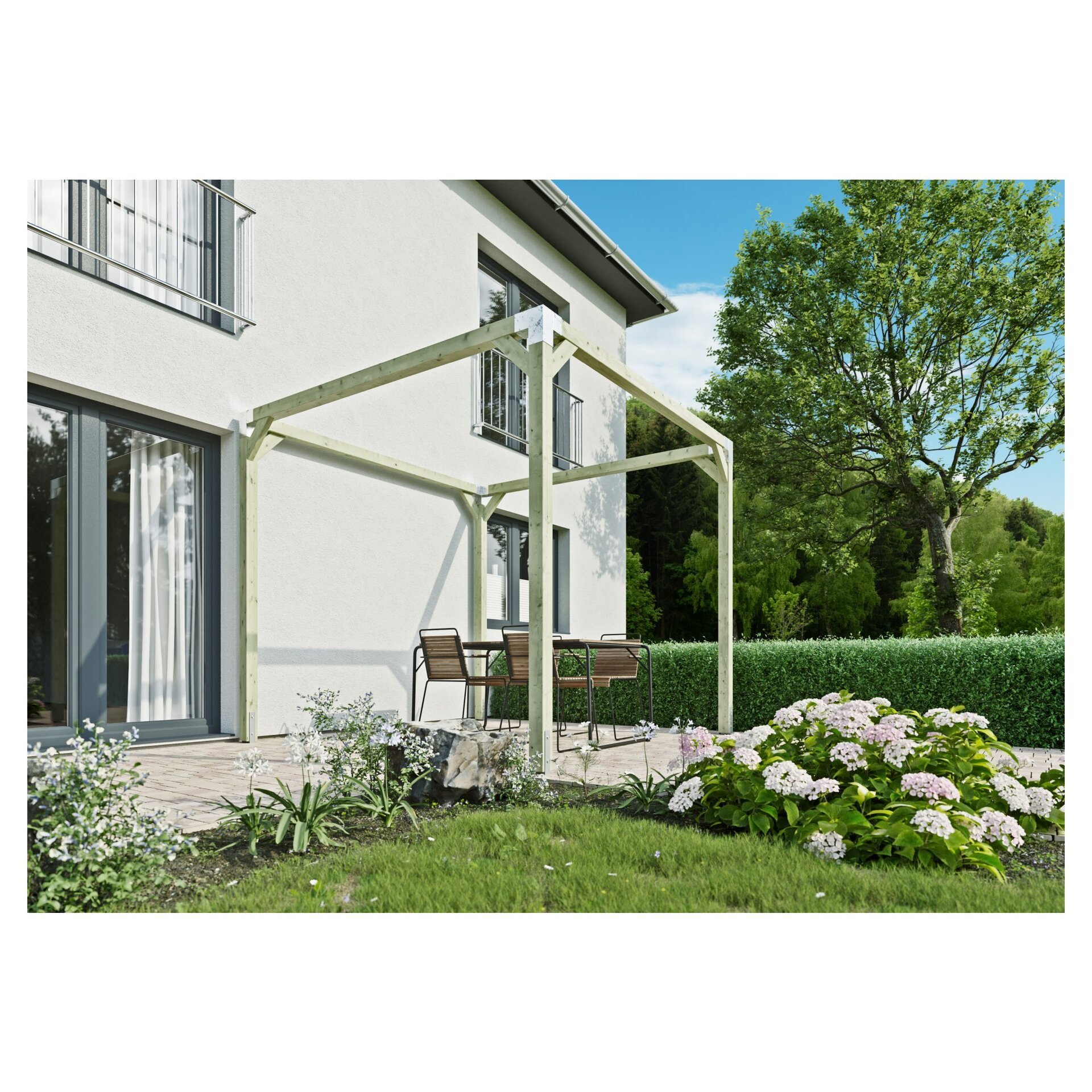 QUATTRO-Pergola Pfosten 9x9 cm 1 QUATTRO-Pergola Pfosten 9x9 cm