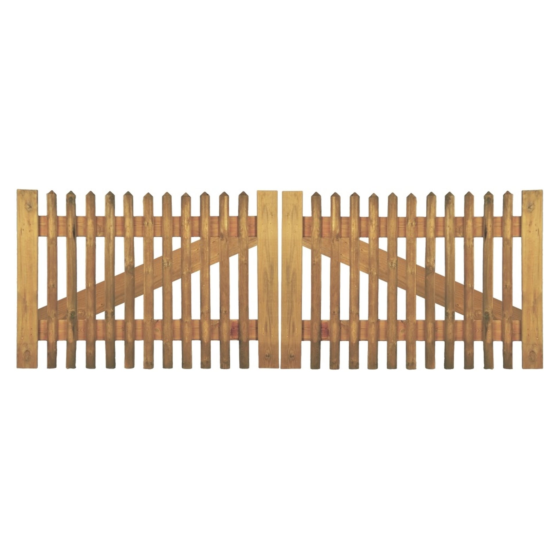 Senkrechtzaun Doppeltor Latten 55 mm 1 Senkrechtzaun Doppeltor Latten 55 mm