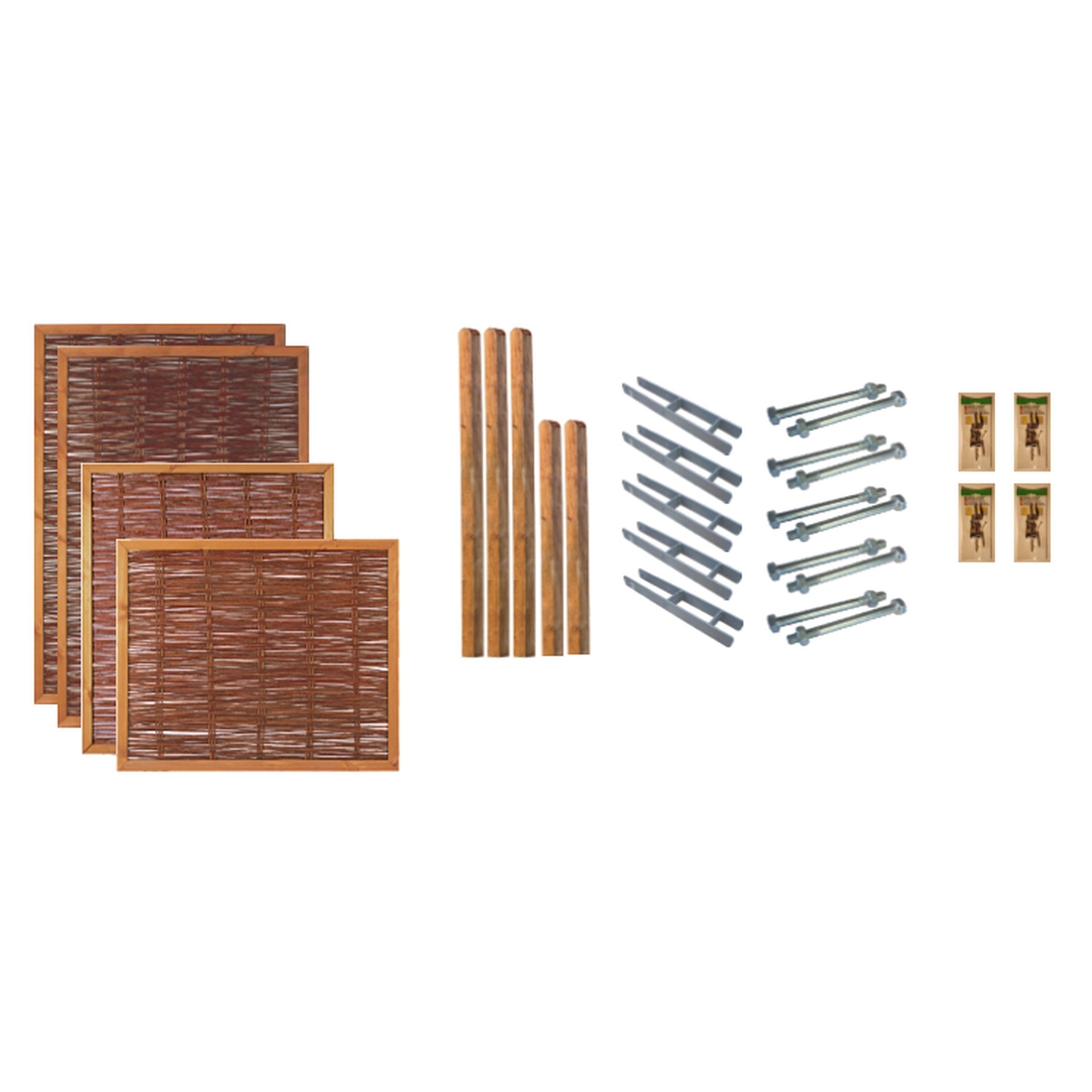 Sichtschutz Zaun-Set FRESNO 1 Sichtschutz Zaun-Set FRESNO