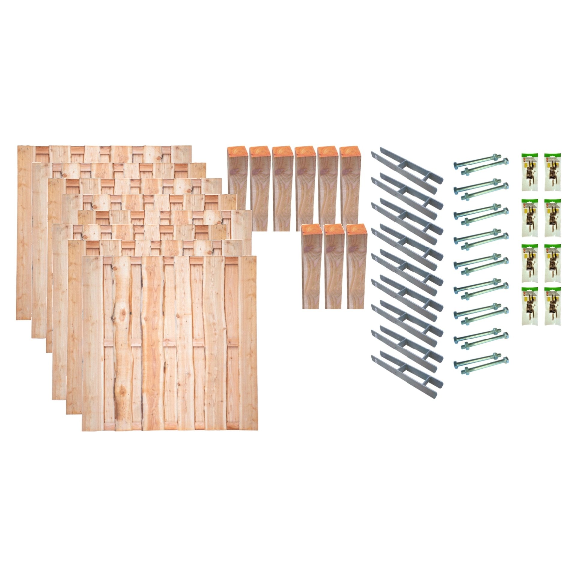 Sichtschutz Zaun-Set LINCOLN 1 Sichtschutz Zaun-Set LINCOLN