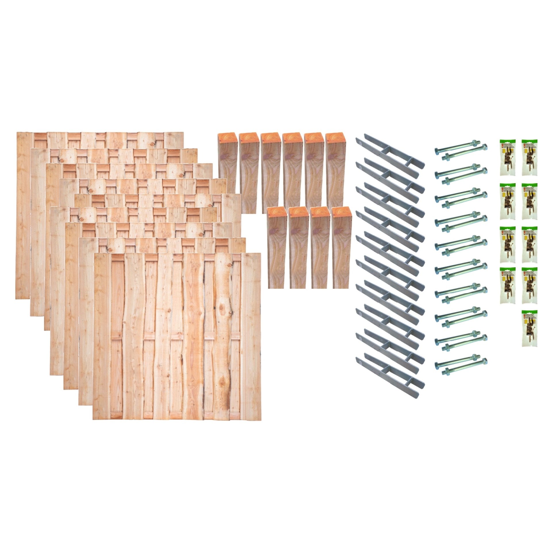 Sichtschutz Zaun-Set LINCOLN 1 Sichtschutz Zaun-Set LINCOLN