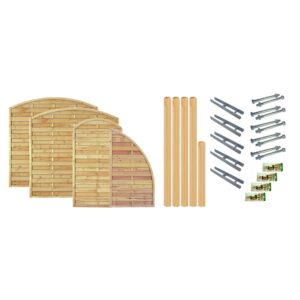 Sichtschutz Zaun-Set MADISON