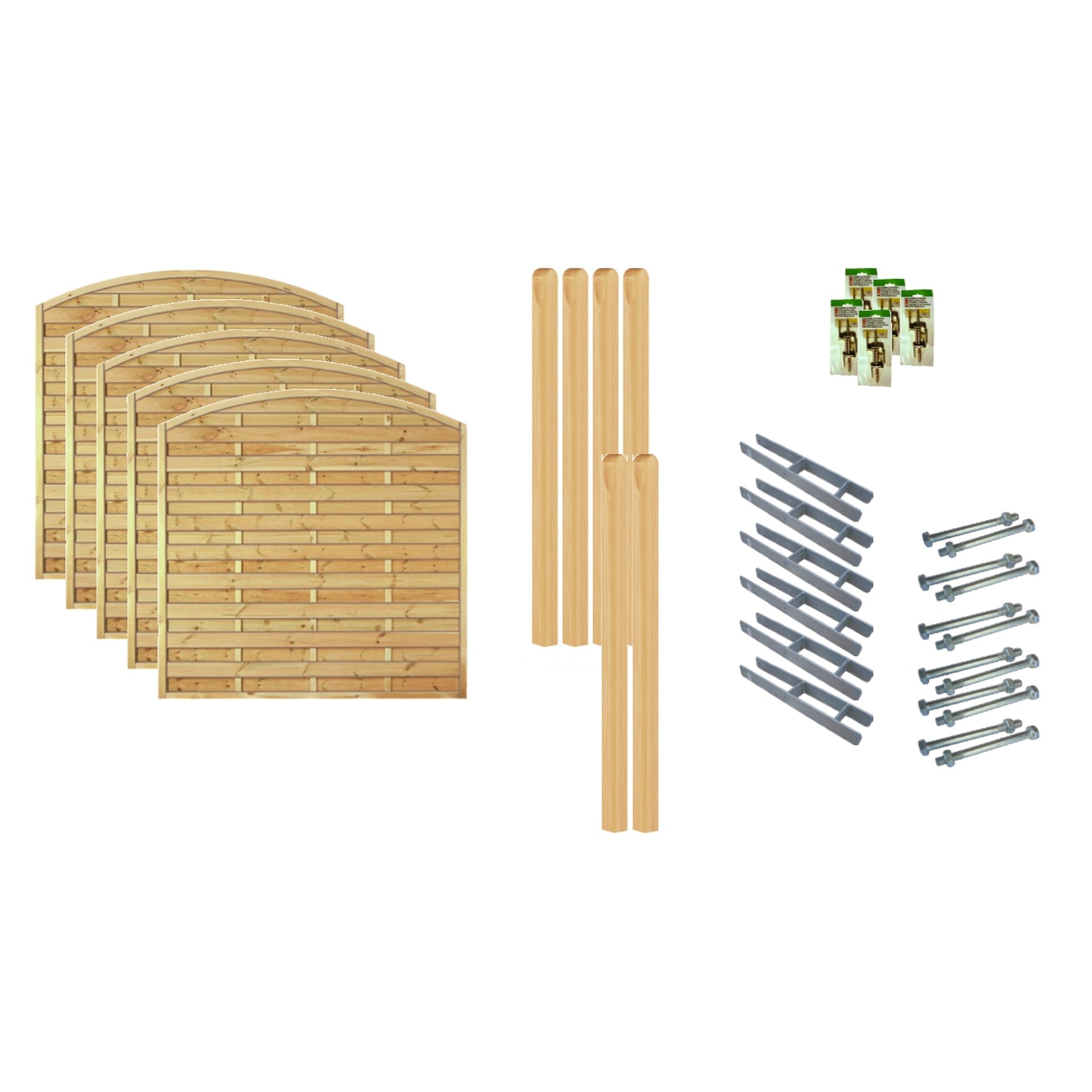 Sichtschutz Zaun-Set MADISON 1 Sichtschutz Zaun-Set MADISON