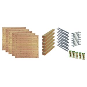 Sichtschutz Zaun-Set MANHATTAN