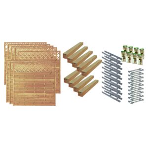 Sichtschutz Zaun-Set MEMPHIS