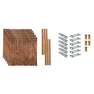 Sichtschutz Zaun-Set PORTLAND