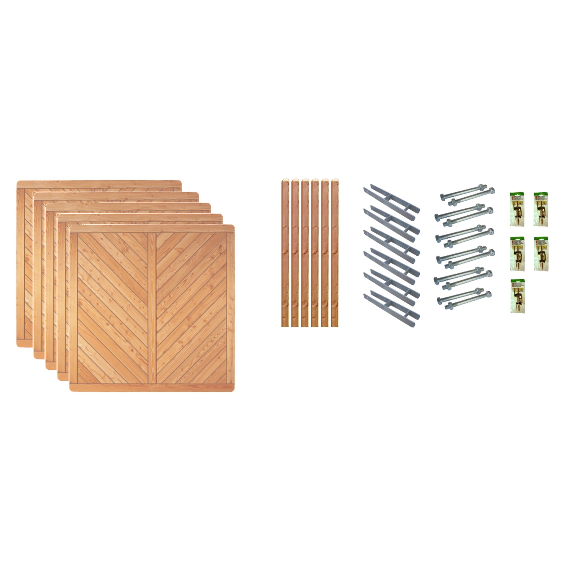 Sichtschutz Zaun-Set SPRINGFIELD 1 Sichtschutz Zaun-Set SPRINGFIELD