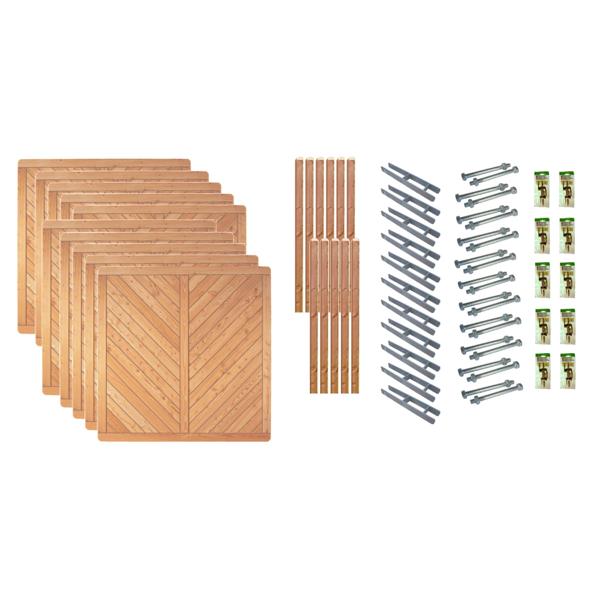 Sichtschutz Zaun-Set SPRINGFIELD 1 Sichtschutz Zaun-Set SPRINGFIELD