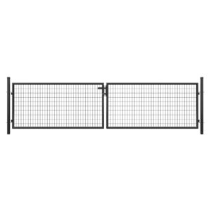 STRONG Doppeltor anthrazit inkl. Pfosten + Beschläge