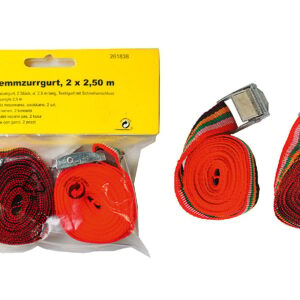 2 Klemmzurrgurte, a 2,5 m