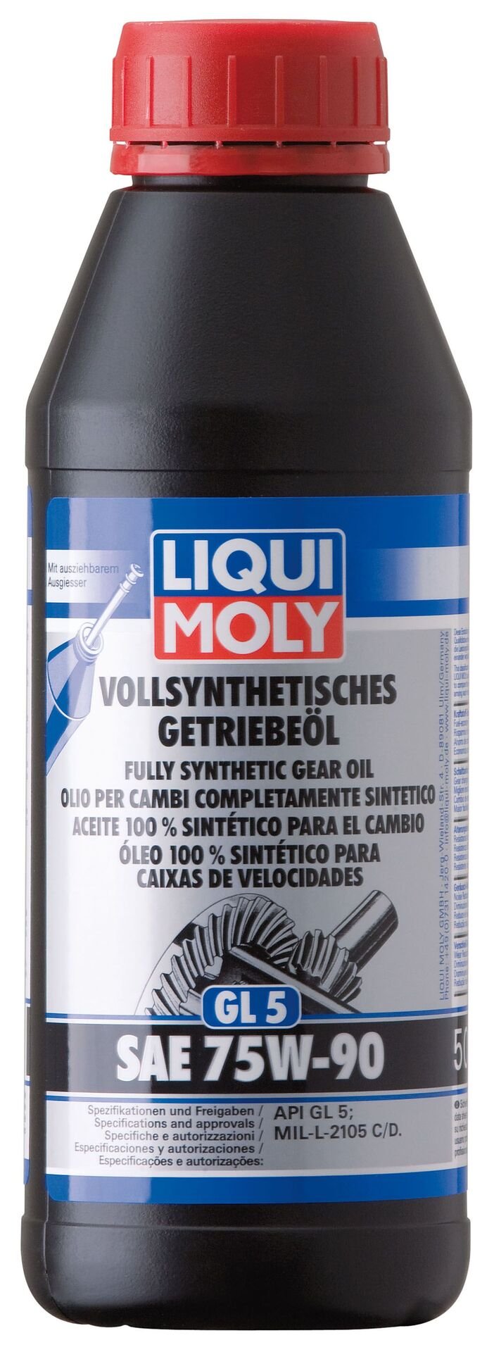 Vollsynthetisches Getriebeöl 75 W-90 1 Vollsynthetisches Getriebeöl 75 W-90