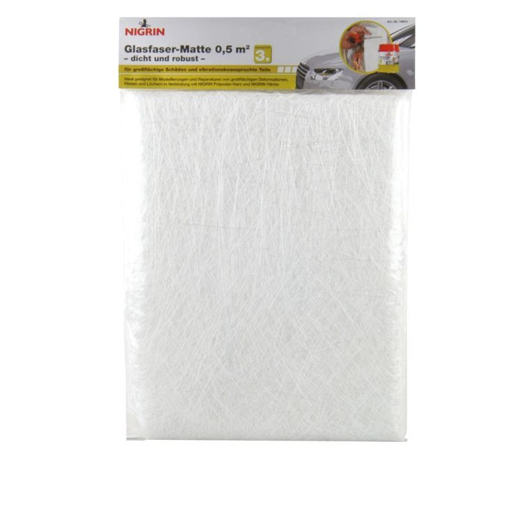 Glasfaser-Matte 0,5 qm dicht und robust 1 Glasfaser-Matte 0,5 qm dicht und robust