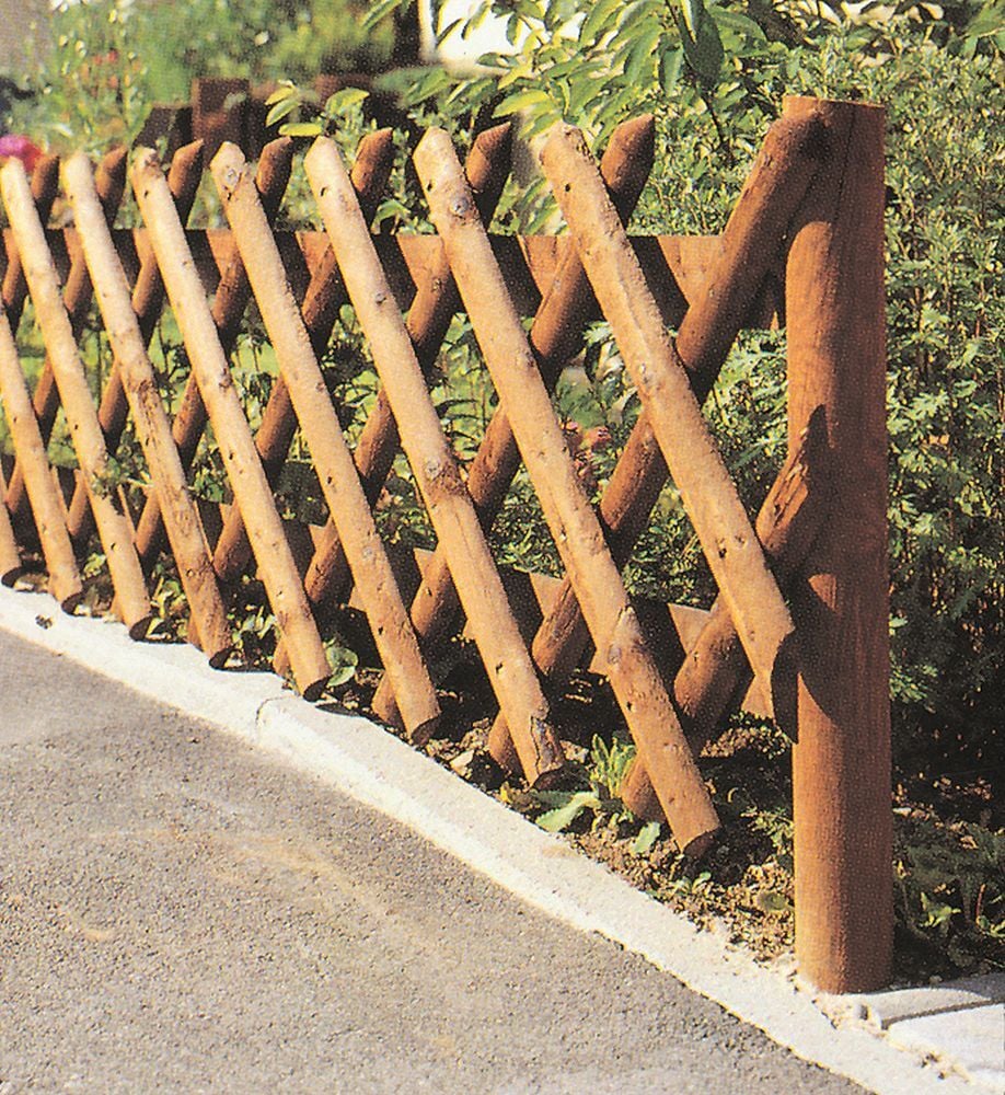 Halbrundriegel braun, Zaunriegel für den Außenbereich 1 Halbrundriegel braun, Zaunriegel für den Außenbereich