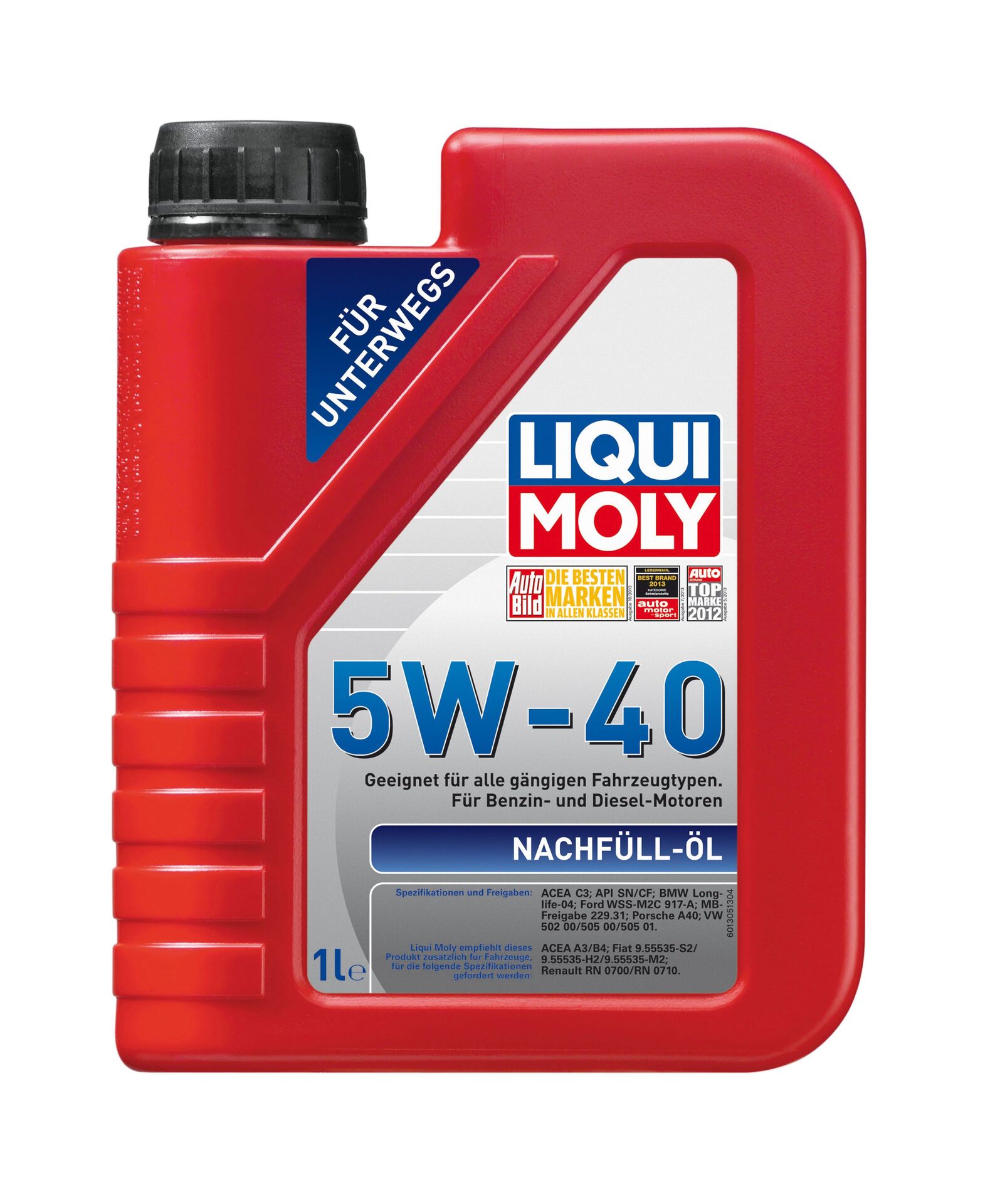 Nachfüll Öl 5 W-40 1 Nachfüll Öl 5 W-40