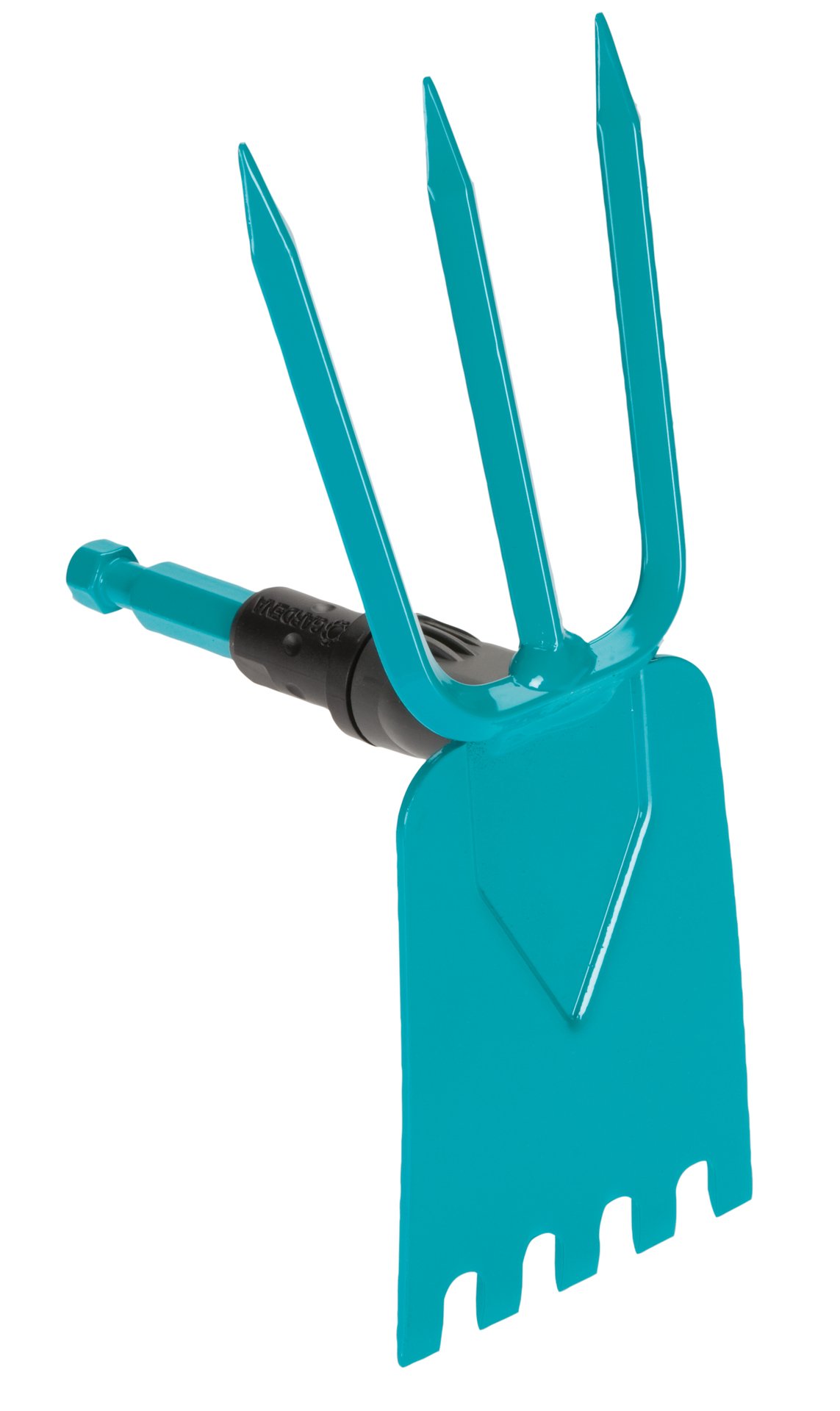 Combisystem-Gartenhacke Gerades Blatt, 3 Zinken 1 Combisystem-Gartenhacke Gerades Blatt, 3 Zinken