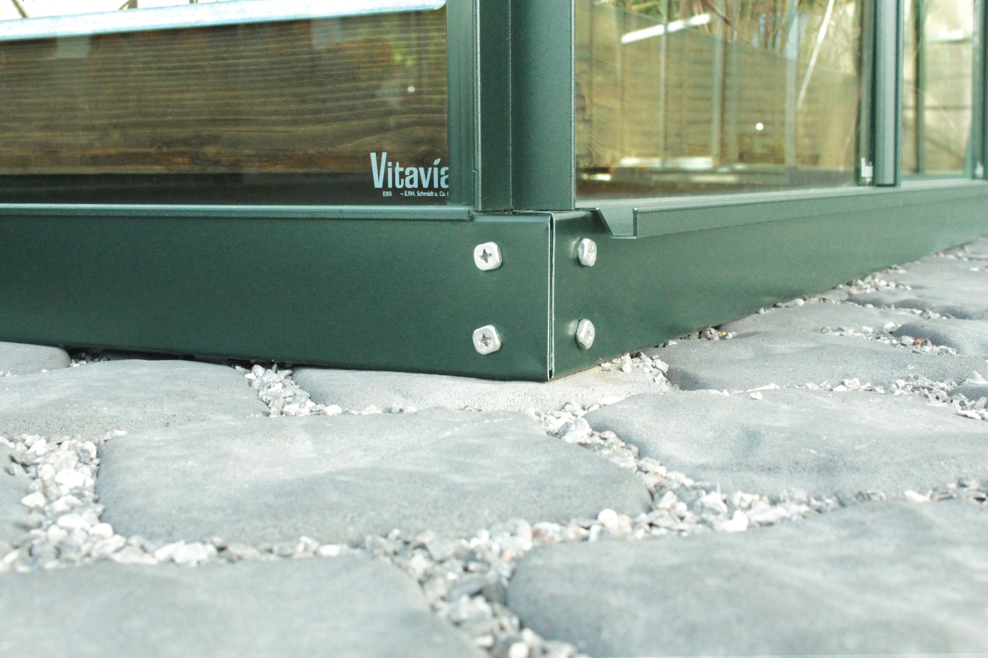 Fundament für Gewächshaus Ida 1 Fundament für Gewächshaus Ida