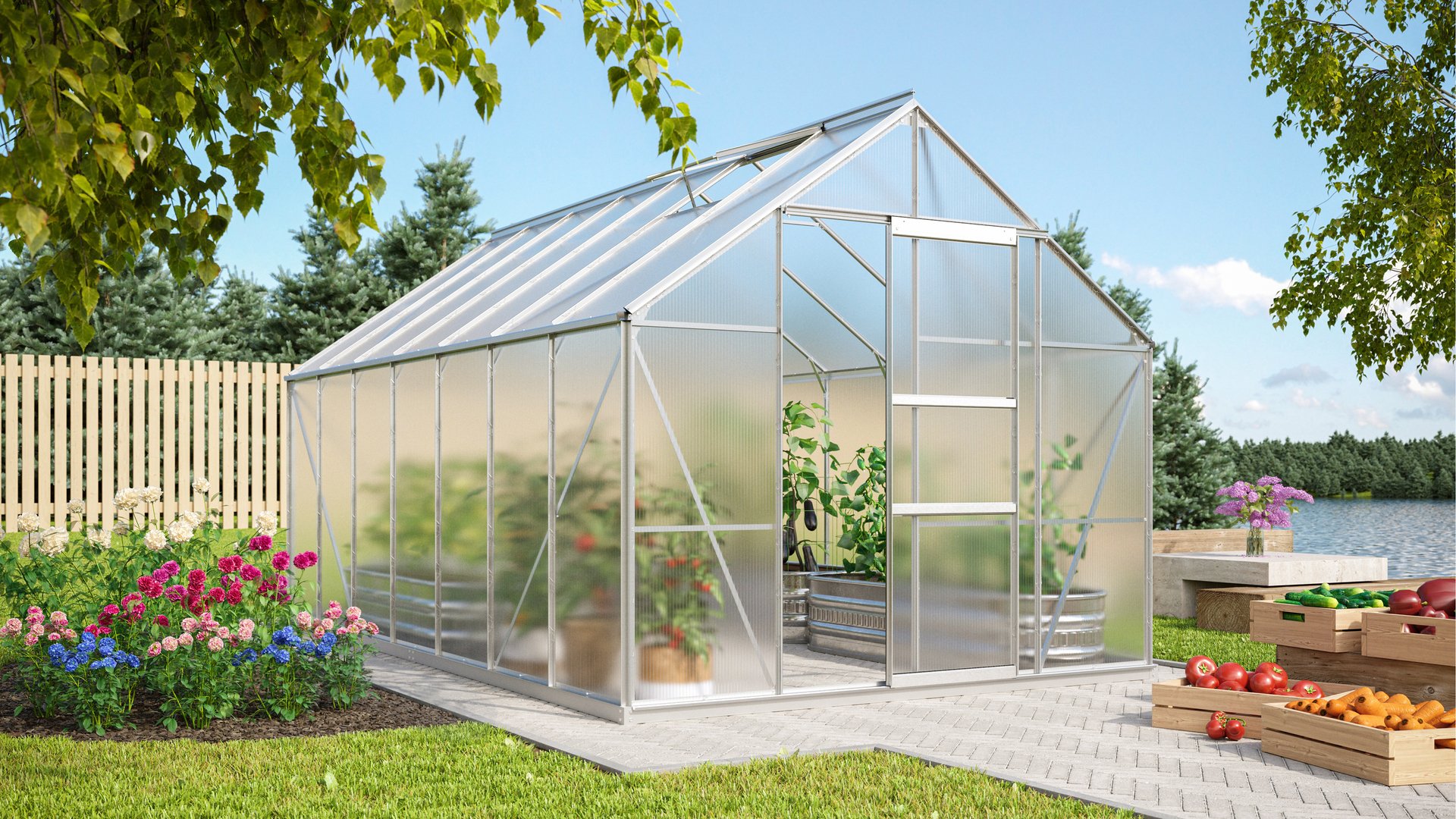 Gewächshaus Merkur 11500 1 Gewächshaus Merkur 11500