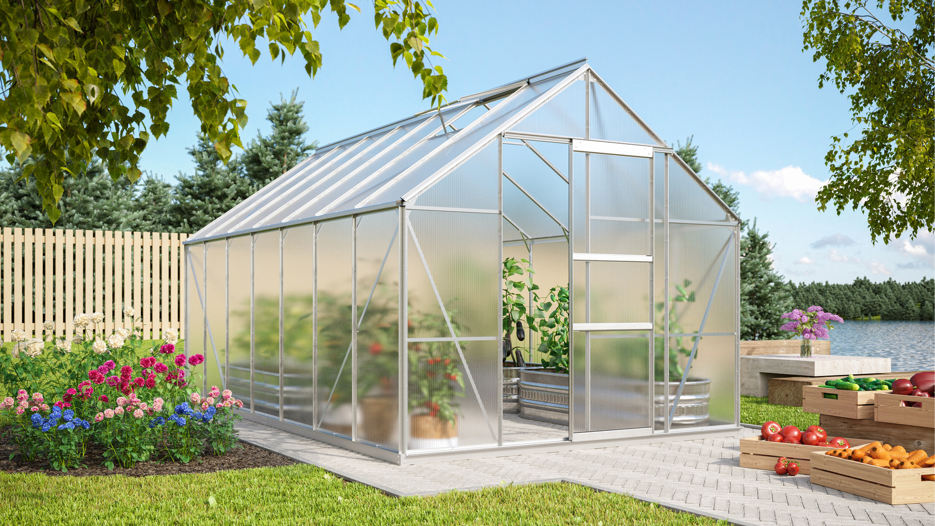 Gewächshaus Merkur 11500 1 Gewächshaus Merkur 11500