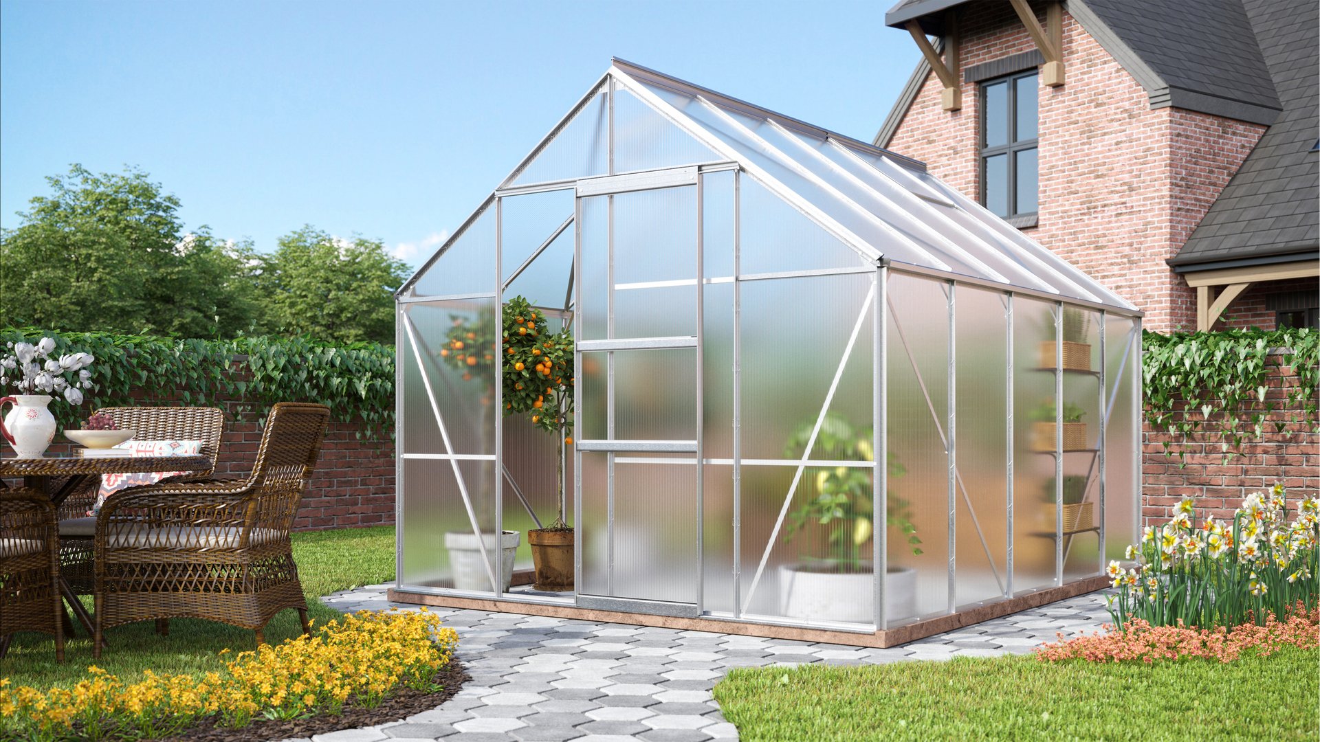 Gewächshaus Merkur 8300 1 Gewächshaus Merkur 8300