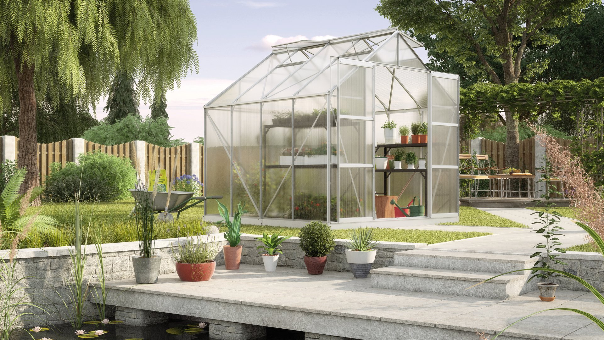 Gewächshaus Uranus 6700 1 Gewächshaus Uranus 6700