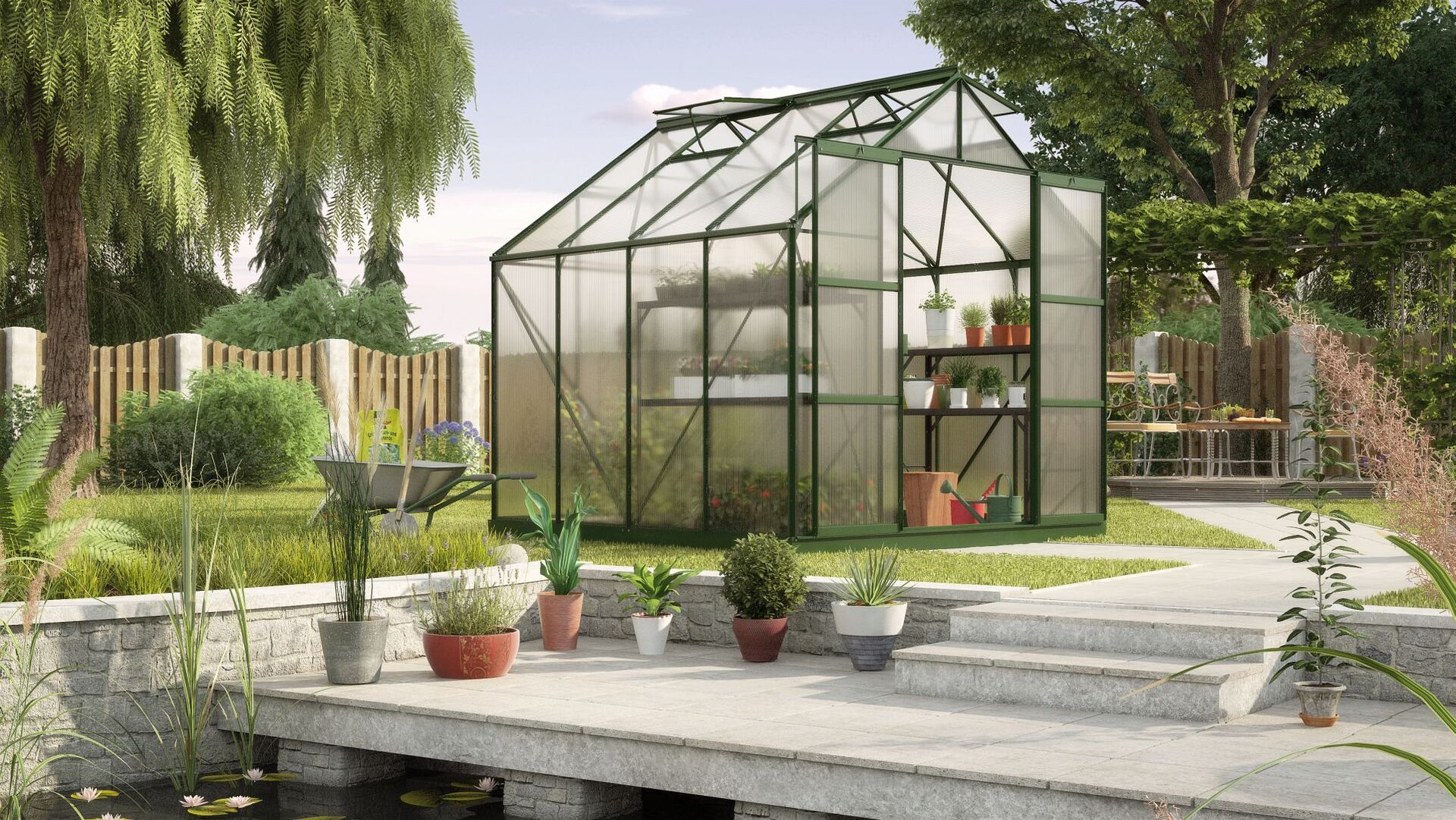 Gewächshaus Uranus 6700 1 Gewächshaus Uranus 6700