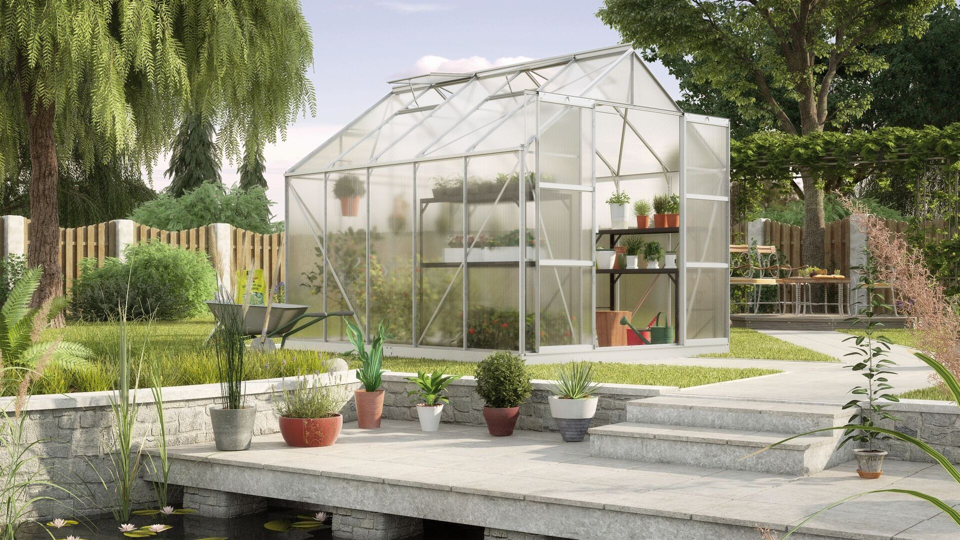 Gewächshaus Uranus 8300 1 Gewächshaus Uranus 8300