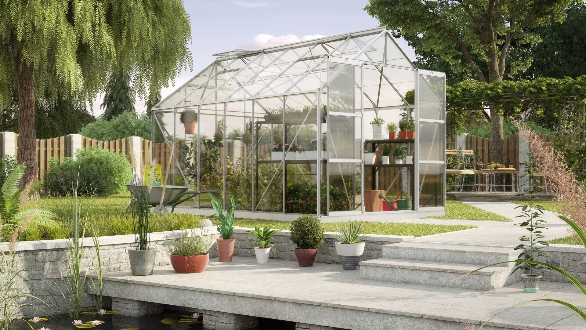 Gewächshaus Uranus 9900 1 Gewächshaus Uranus 9900