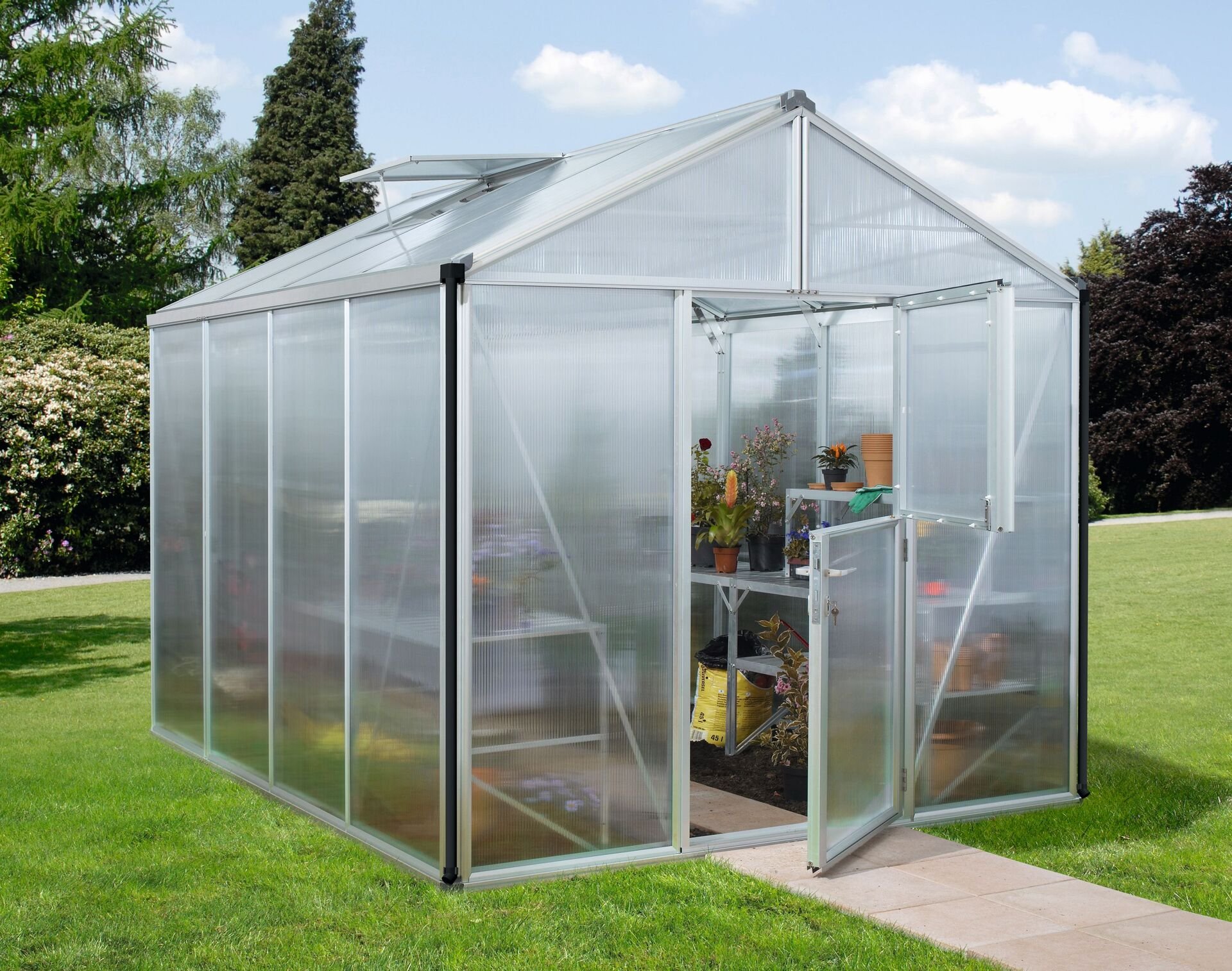 Gewächshaus Zeus 8100 1 Gewächshaus Zeus 8100
