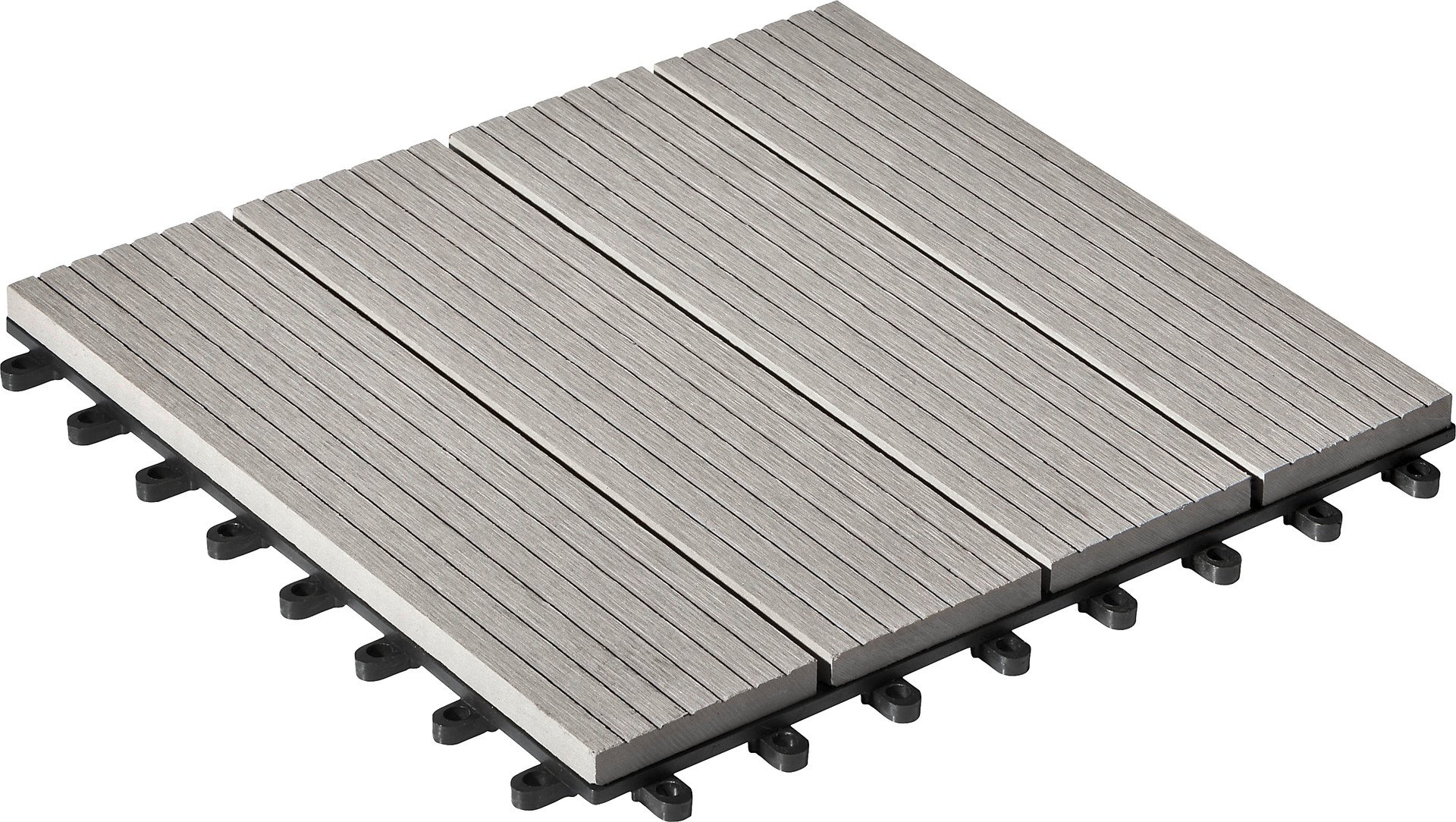 WPC-Fliese 30x30cm, 6er-Pack 1 WPC-Fliese 30x30cm, 6er-Pack