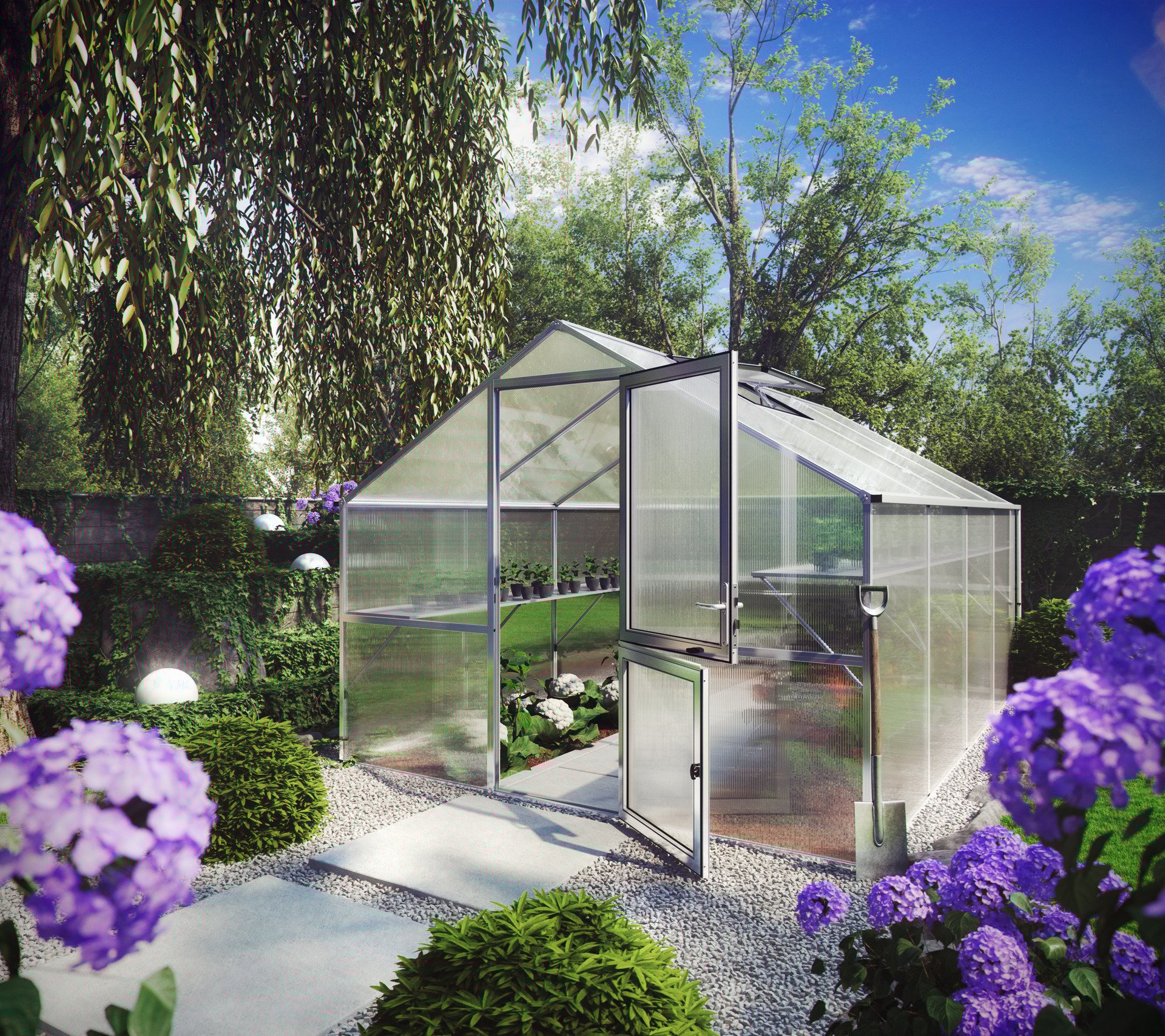 Gewächshaus Tulpe 1 Gewächshaus Tulpe