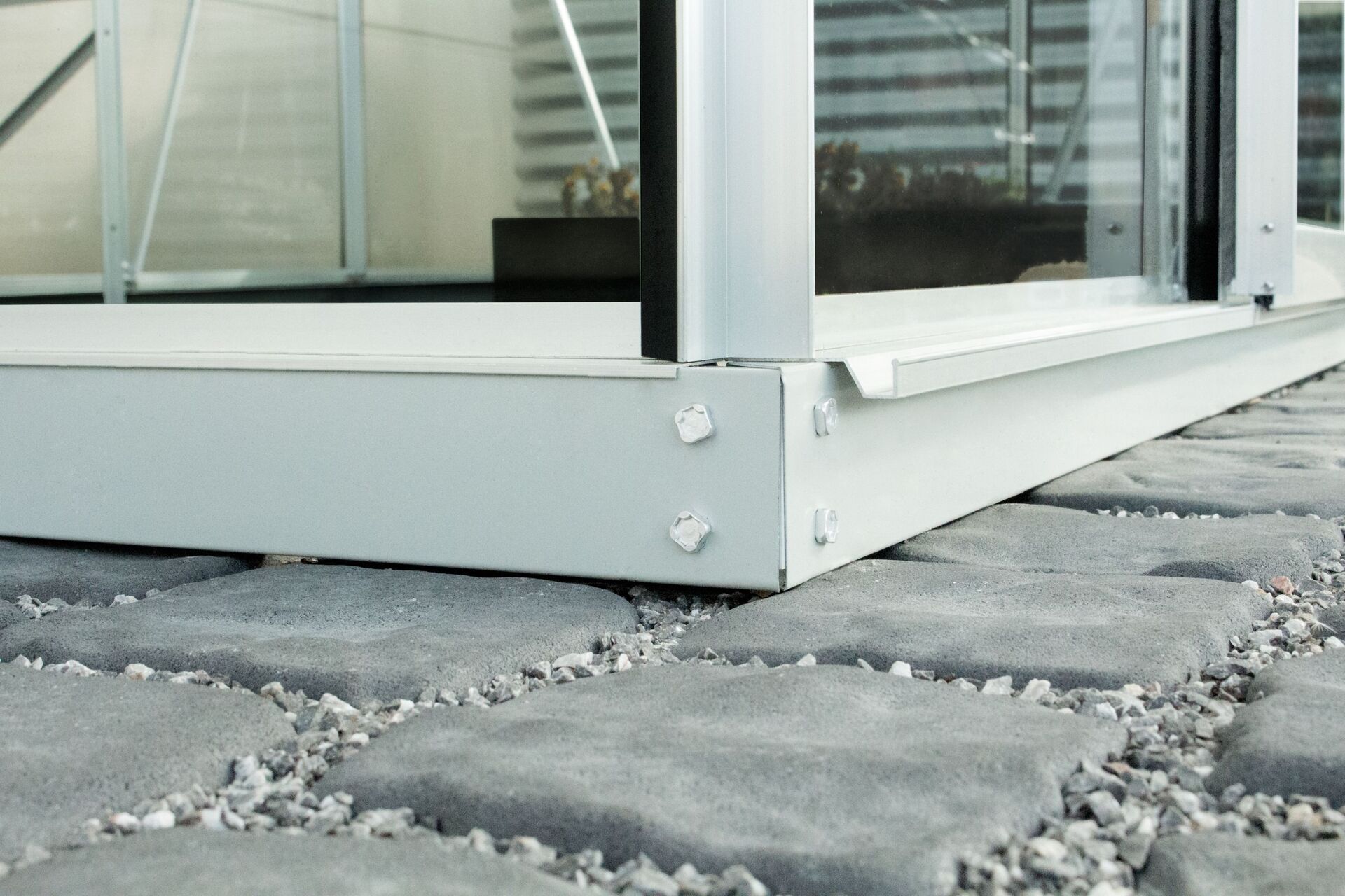 Fundament für Gewächshaus Ida 1 Fundament für Gewächshaus Ida