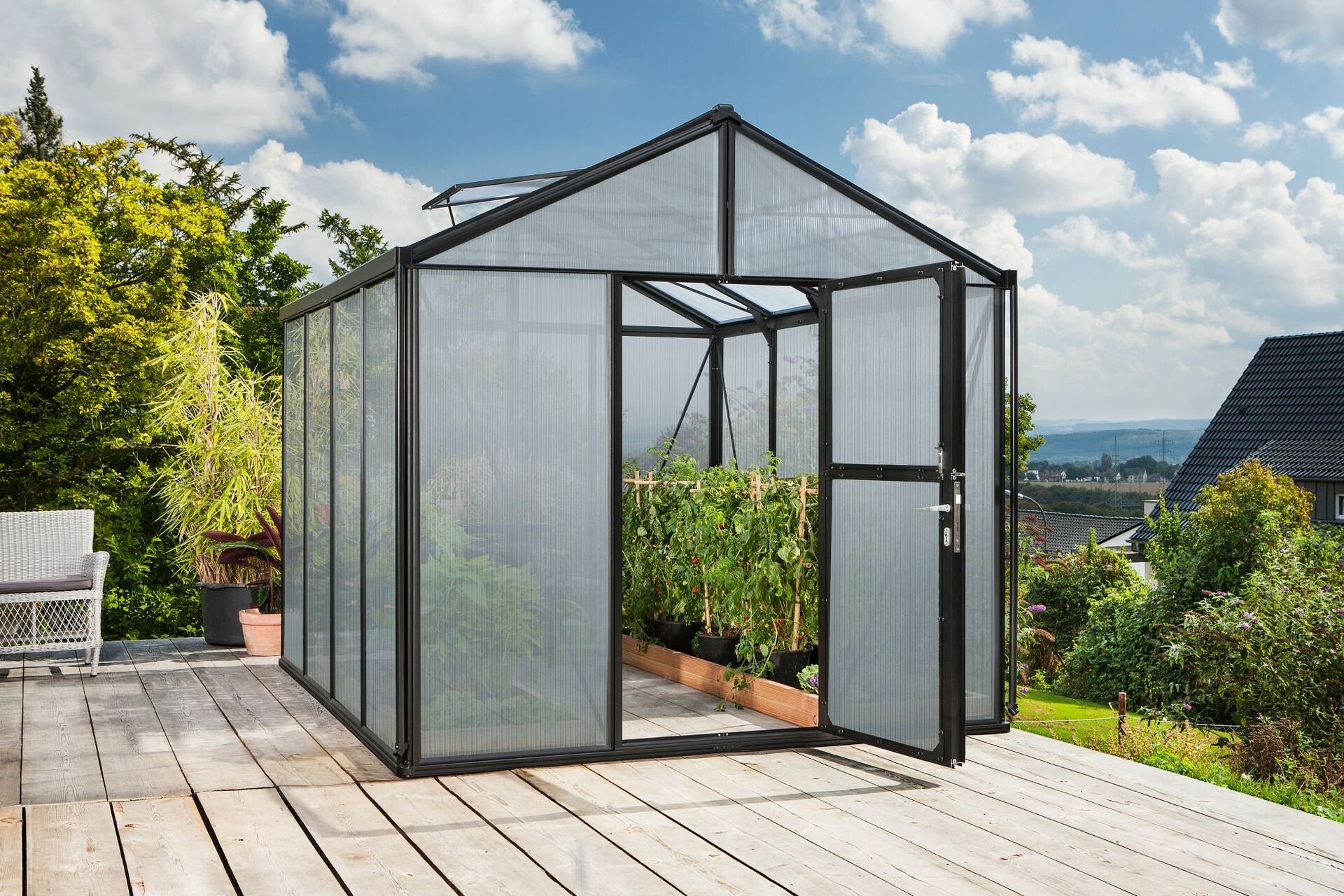 Gewächshaus Zeus 8100 1 Gewächshaus Zeus 8100
