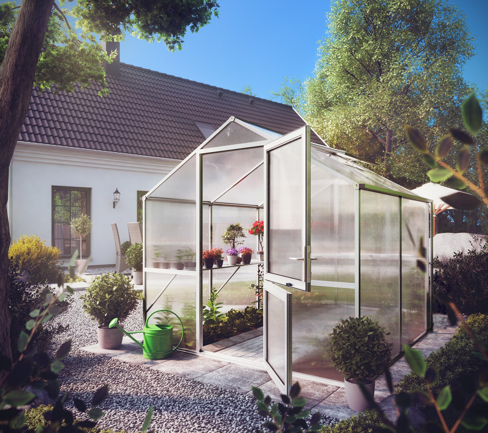 Gewächshaus Rose 1 Gewächshaus Rose